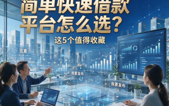 简单快速借款平台怎么选？这5个值得收藏