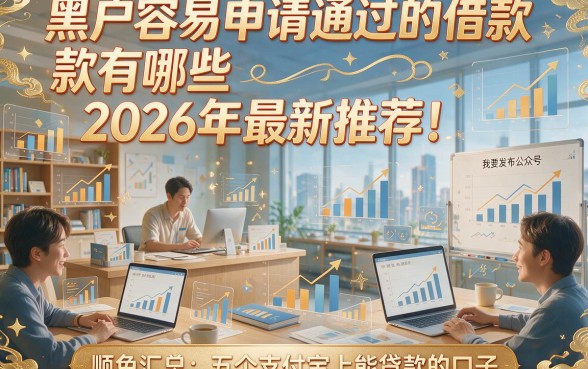 黑户容易申请通过的借款有哪些2026年最新推荐！顺便汇总五个支付宝上能贷款的口子