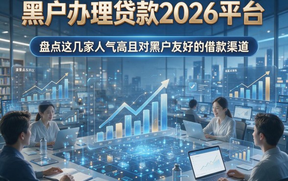 黑户办理贷款2026平台，盘点这几家人气高且对黑户友好的借款渠道