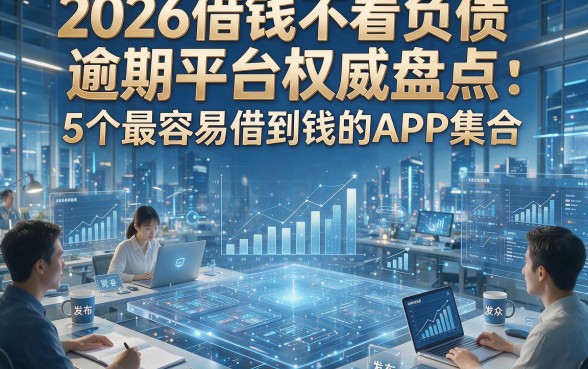 2026借钱不看负债逾期平台权威盘点：5个最容易借到钱的APP集合