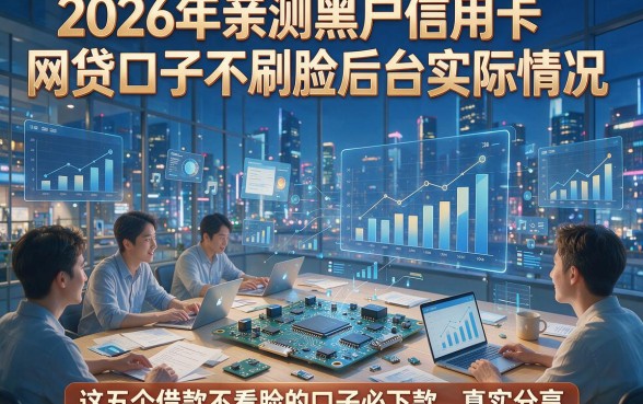 2026年亲测黑户信用卡网贷口子不刷脸后台实际情况，这五个借款不看脸的口子必下款真实分享