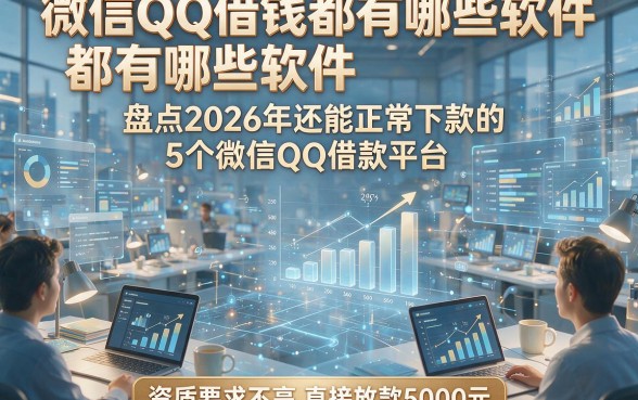 微信QQ借钱都有哪些软件 盘点2026年还能正常下款的5个微信QQ借款平台 资质要求不高直接放款5000元