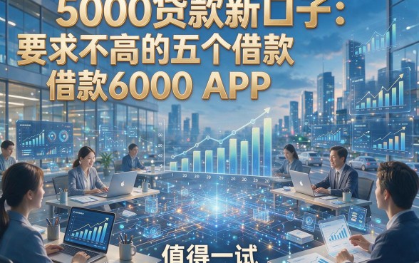 5000贷款新口子：要求不高的五个借款6000 APP，值得一试！
