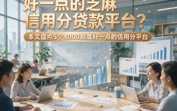 好一点的芝麻信用分贷款平台？本文盘点5个4000额度好一点的信用分平台