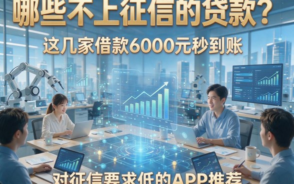 哪些不上征信的贷款？这几家借款6000元秒到账，对征信要求低的APP推荐