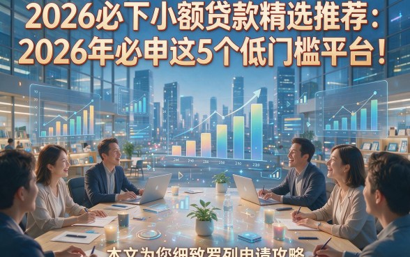 2026必下小额贷款精选推荐：2026年必申这5个低门槛平台！本文为您细致罗列申请攻略！