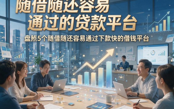 随借随还容易通过的贷款平台，盘点5个随借随还容易通过下款快的借钱平台