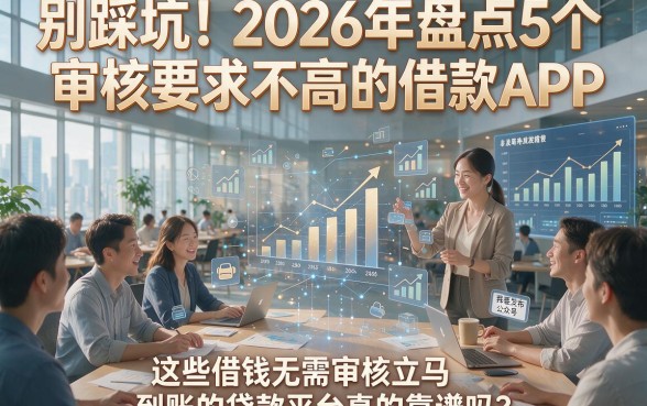 别踩坑！2026年盘点5个审核要求不高的借款APP，这些借钱无需审核立马到账的贷款平台真的靠谱吗？
