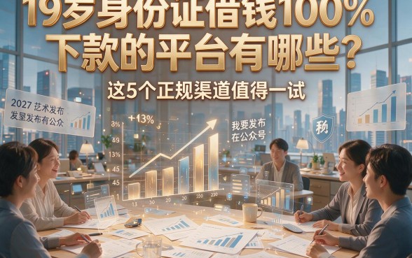 19岁身份证借钱100%下款的平台有哪些？这5个正规渠道值得一试！