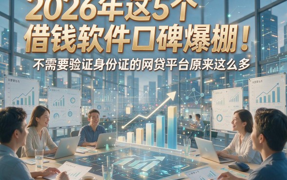 2026年这5个借钱软件口碑爆棚！不需要验证身份证的网贷平台原来这么多！